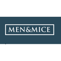 The logo of Men & Mice which is g-events dmc | pco client.